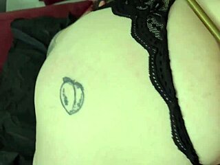 sucking dick deep like a good girl while taking double penetration with anal hook in ass