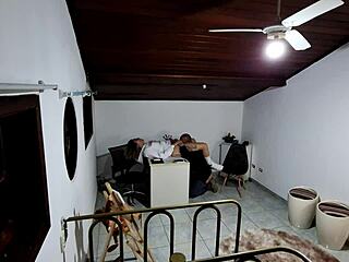 Blackmailed Student Seduced By Teacher For Desk Doggystyle And Ass Licking In Office Fantasy