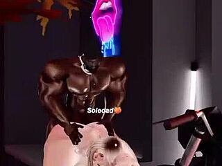 Subtle Hints of a Massive Black Cock Stretching Out That Juicy White Ass in Interracial Play