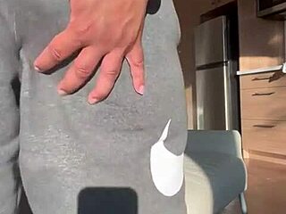 Oh wow, this throbbing 9-inch cock is stroking that sex toy right into a massive orgasm next door.