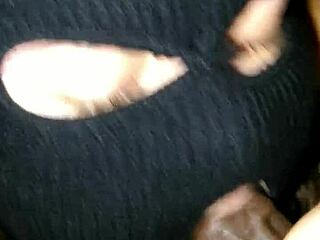 Damn, watch this BBC unleash a massive cumshot after deepthroating that fat amateur BBW in wild interracial action!