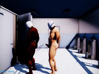 I feel so thrilled with this MMD princess knight Zatsune monster restroom adventure