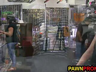 Oh yeah, this gorgeous blonde slut needs to get banged hard in the shop!