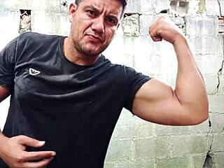 Yuri Gaúcho Horny Brazilian Bodybuilder Gets Naked Masturbates Huge Cock To Massive Cumload