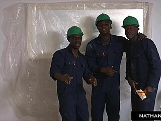 Sassy Simony Diamond Teases Hung Contractors for Asshole Destruction with Dp Dap and Facial