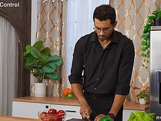 can't control it, chloe surreal, how does this asian athletic babe handle cumshot in european threesome dress fun?