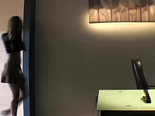 Super hot brunette contrasts rough doggystyle pounding with her pretty hairy small tits bouncing wildly