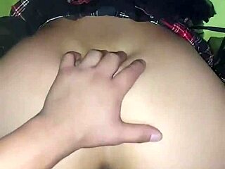 my beautiful otaku friend lets me enjoy her close up pussy and ass in homemade missionary creampie part 1