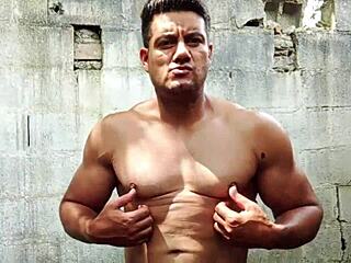 Yuri Gaúcho Horny Brazilian Bodybuilder Gets Naked Masturbates Huge Cock To Massive Cumload