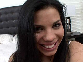 Curvy Latina Takes Monster Cock Creampie Deep in Her Wet Cunt