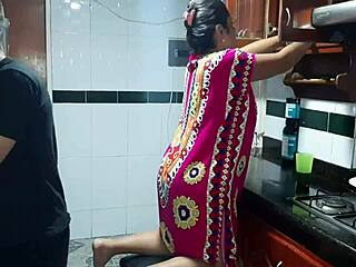 I Can't Resist Tasting My Stepmother's Delicious Wet Pussy In The Kitchen Full Video Passion!