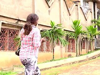 Naughty Cleaning Lady With Angel Pussy Gets Interviewed Then Fucks Boss In Garage After Work