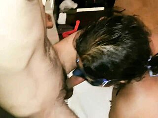 Chubby indian milf gets fucked hard by intruder in lingerie. Her wet pussy orgasms intensely.