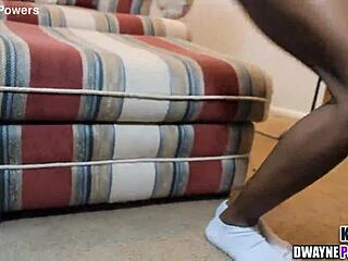 ebony petite 18+ amateur shows perfect black ass