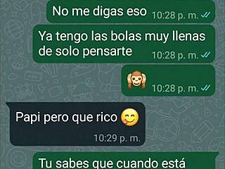 Warmed up my girlfriend via whatsapp until she gave me a couple of rides.