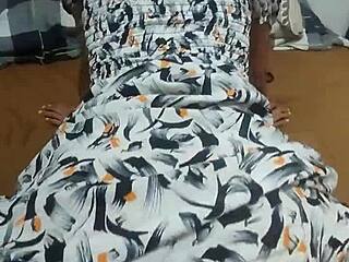 Young wife in short dress cheats on husband with neighbor.