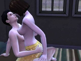 Son Fucked Stepmom On The Table! Oh Mommy, What A Hardcore Fuck!