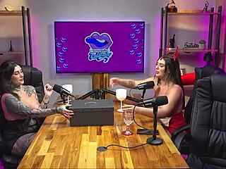 oh yeah, busty tattooed latina sucks that dildo so eagerly