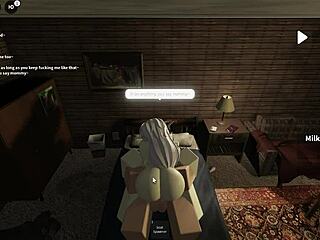 They enjoyed some playful intimate moments in the Roblox environment