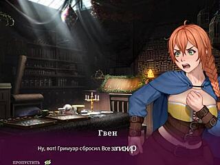 He fucked the sorceress with monster cock in 3d hentai gangbang to impregnate her