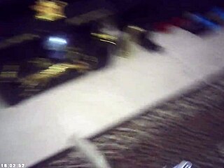 behind the scenes hardcore pussy pounding with sexy asian brunette in glasses during rough shaved sex shoot