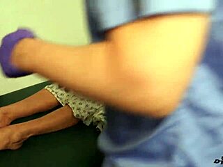 I get assessed by Kyla during this parody massage session that turns steamy.