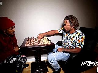 Big dick black dude kay bangher bangs out thick white slut abbi vick with deepthroat sucking and rimjob action in interracial group fun