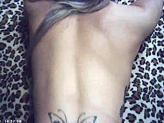 I felt excited meeting Maxxx Loadz for glasses cam blonde behind-the-scenes action.