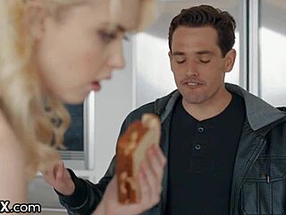 Virgin Finally Fucks His Crush Passionate Riding Cowgirl Blonde Blowjob Missionary Romantic Kissing Small Tits