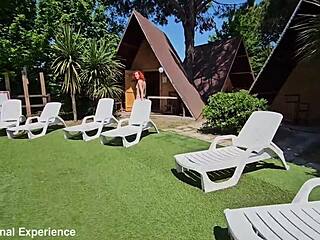 Hey, I just met my redhead neighbor at the pool and things got wild with rough sex