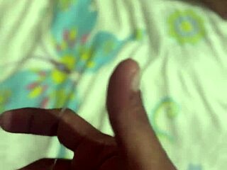 I sneak into the room after the party and enjoy some solo fun with her