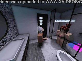 Girlfriend joins me in the shower for steamy fun