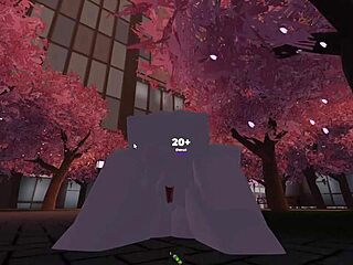 Intense encounter unfolds as man thrusts deeply into woman amid park surroundings