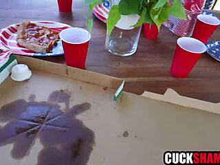 I'm cucking my husband with our hot friend Ellie Tay in this outdoor bikini romp.