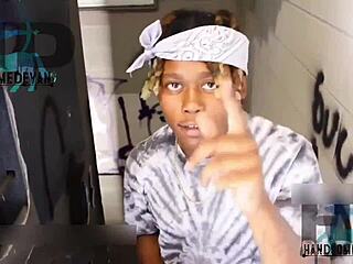 Will this ebony bbw granny take that big black cock in anal after massage in part 2?