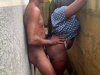 Small Corner Delivers Intense Standing Sex With Sexy Black Babe And Her Huge Ass Clit