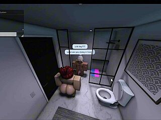 Girlfriend joins me in the shower for steamy fun