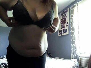 Step mom boldly seduces with massive tits and tight pussy for rough taboo fucking action.