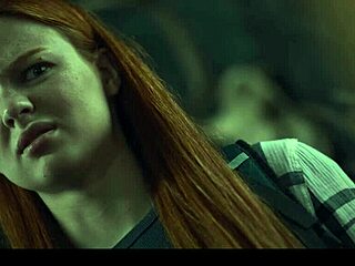 Josephine Jackson transforms into sex-hungry lesbian possessed by alien parasite in rough femdom play