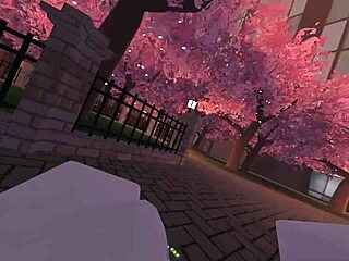 Intense encounter unfolds as man thrusts deeply into woman amid park surroundings