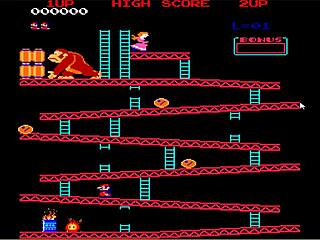 lets play donkey kong with a brunette friend