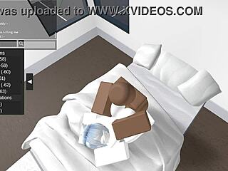 Intensely Fucking a Random Slut with Monster Cock in Roblox Condo Scene