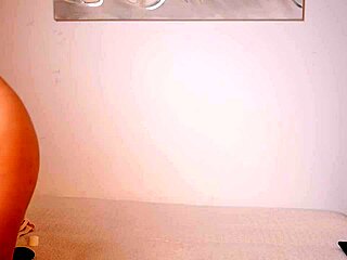 boobs covered in oil while pussy gets soaking wet during intense solo play