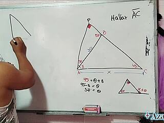 Hey, let's explore this bedroom lesson with the nerdy Asian teacher and student!