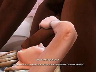 What happens when boundaries blur in this naughty 3D hentai adventure with big black cock action?