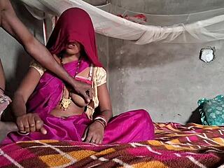 DESI WIFE HARD ANAL FUCK In Pink Sexy Sharee With Creampie!