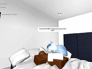 Intensely Fucking a Random Slut with Monster Cock in Roblox Condo Scene