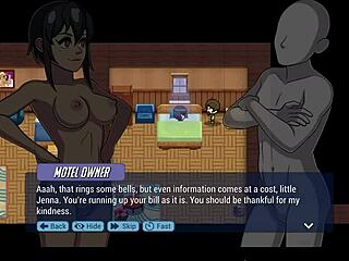 Bound Lesbian Nympho Explores Intense Bondage in Third Crisis Game Playthrough