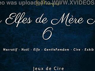 I feel the thrill as les elfes de mere noel dominate with french dirty talk and wax play