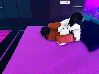 oh fuck yeah! horny slut takes that big black cock deep in her tight ass from king roblox!